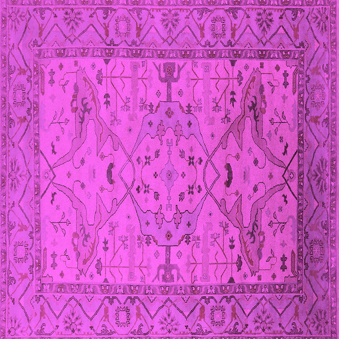 Square Oriental Pink Industrial Rug, urb1644pnk