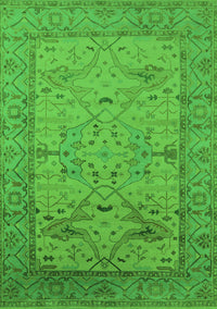 Oriental Green Industrial Rug, urb1644grn