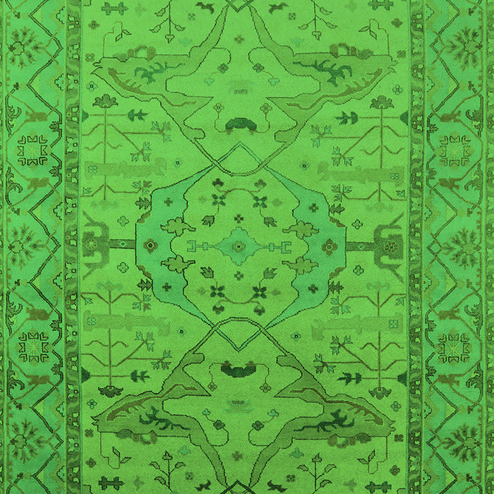 Oriental Green Industrial Rug, urb1644grn