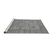 Sideview of Machine Washable Oriental Gray Industrial Rug, wshurb1644gry