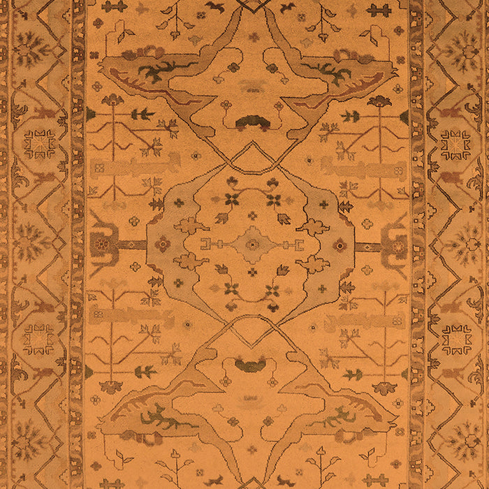 Machine Washable Oriental Orange Industrial Area Rugs, wshurb1644org