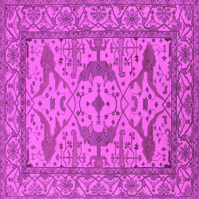 Square Oriental Pink Industrial Rug, urb1645pnk