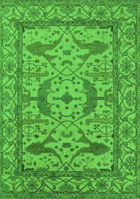 Oriental Green Industrial Rug, urb1645grn