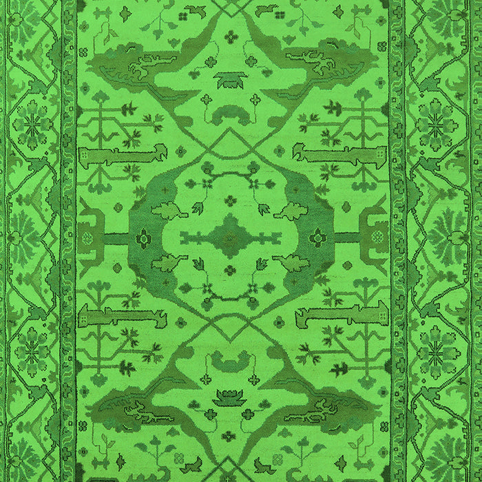 Oriental Green Industrial Rug, urb1645grn