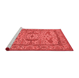 Industrial Red Washable Rugs
