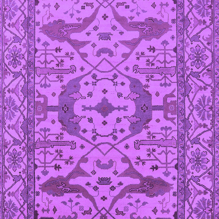 Machine Washable Oriental Purple Industrial Area Rugs, wshurb1645pur