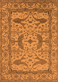 Oriental Orange Industrial Rug, urb1645org