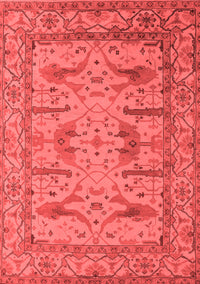 Oriental Red Industrial Rug, urb1646red