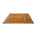 Sideview of Machine Washable Oriental Orange Industrial Area Rugs, wshurb1646org