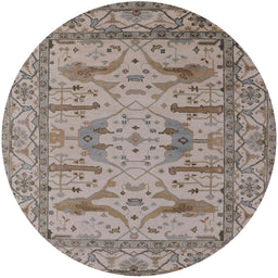 Round Machine Washable Industrial Modern Puce Purple Rug, wshurb1646