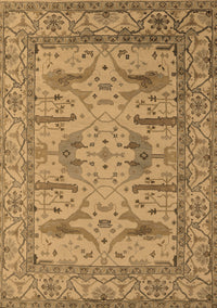 Oriental Brown Industrial Rug, urb1646brn