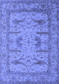 Oriental Blue Industrial Rug, urb1646blu