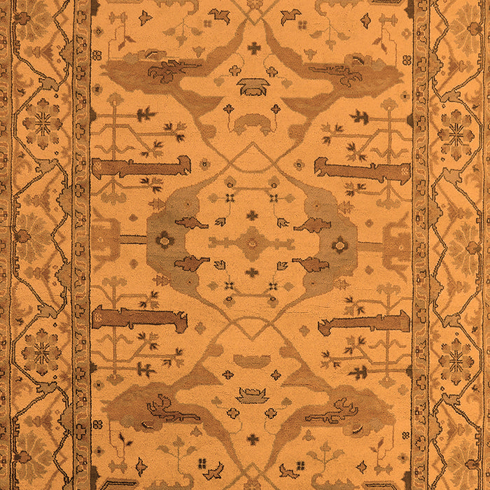 Oriental Orange Industrial Rug, urb1646org