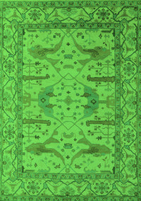 Oriental Green Industrial Rug, urb1646grn