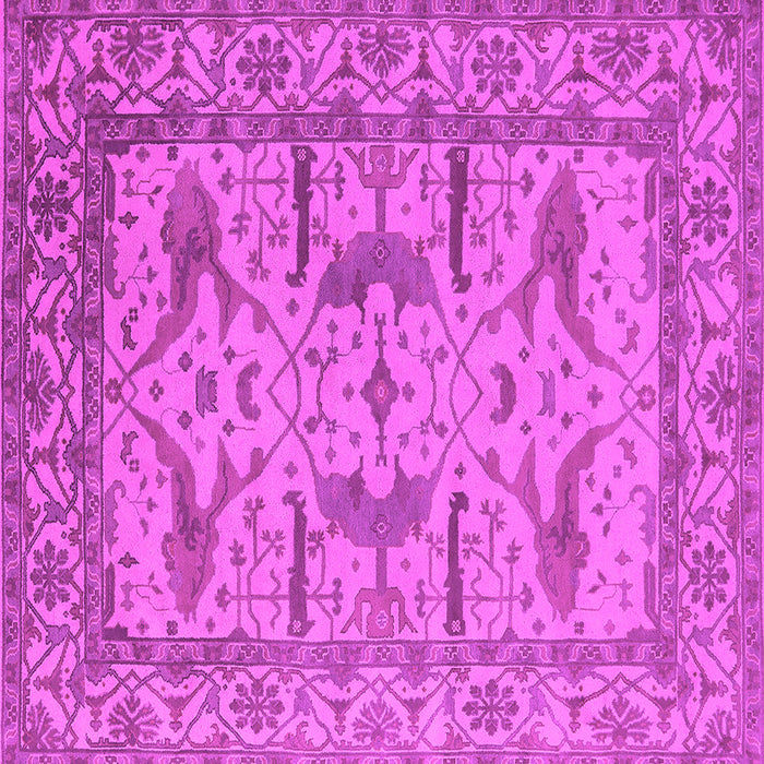 Square Oriental Pink Industrial Rug, urb1647pnk