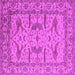 Square Oriental Pink Industrial Rug, urb1647pnk