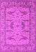 Oriental Pink Industrial Rug, urb1647pnk