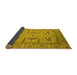 Sideview of Oriental Yellow Industrial Rug, urb1647yw