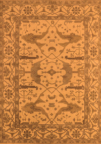 Oriental Orange Industrial Rug, urb1647org