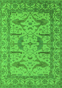 Oriental Green Industrial Rug, urb1647grn