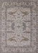 Mid-Century Modern Silver Pink Oriental Rug, urb1647