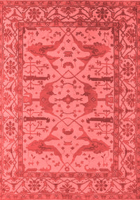 Oriental Red Industrial Rug, urb1647red