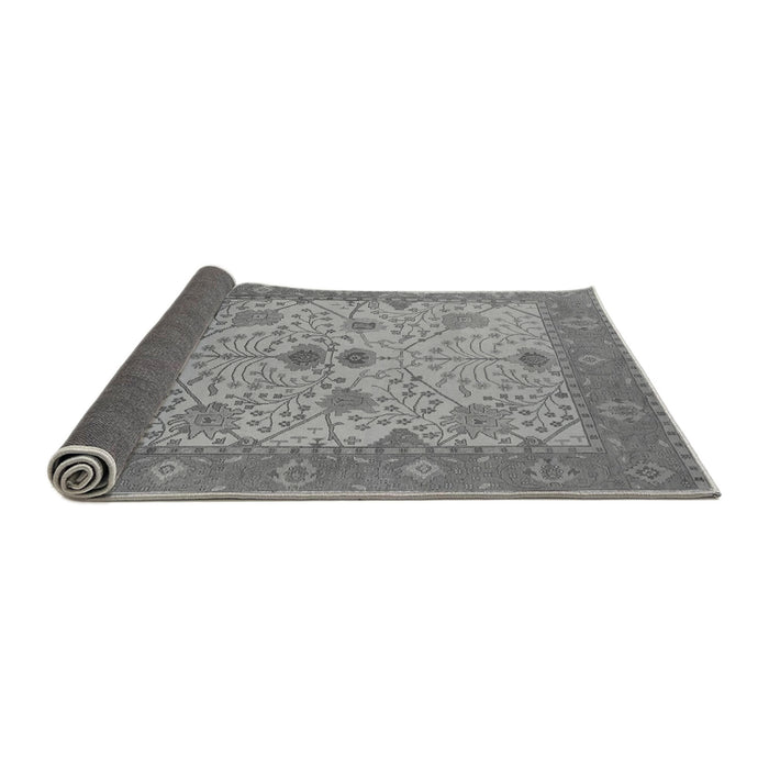 Sideview of Oriental Gray Industrial Rug, urb1648gry