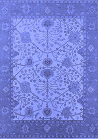 Oriental Blue Industrial Rug, urb1648blu