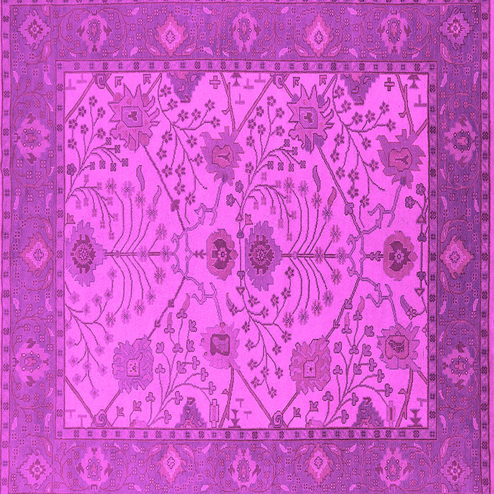 Square Oriental Pink Industrial Rug, urb1648pnk