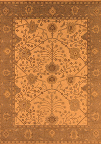 Oriental Orange Industrial Rug, urb1648org