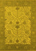 Oriental Yellow Industrial Rug, urb1648yw