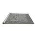 Sideview of Machine Washable Oriental Gray Industrial Rug, wshurb1648gry