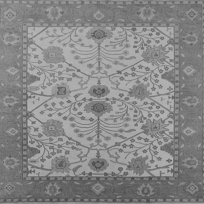 Square Oriental Gray Industrial Rug, urb1648gry