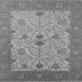 Square Oriental Gray Industrial Rug, urb1648gry