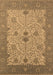 Oriental Brown Industrial Rug, urb1648brn