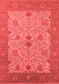 Oriental Red Industrial Rug, urb1648red