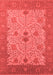 Oriental Red Industrial Area Rugs