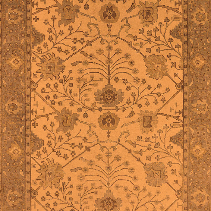 Machine Washable Oriental Orange Industrial Area Rugs, wshurb1648org