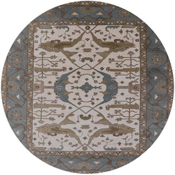 Round Machine Washable Industrial Modern Coffee Brown Rug, wshurb1649