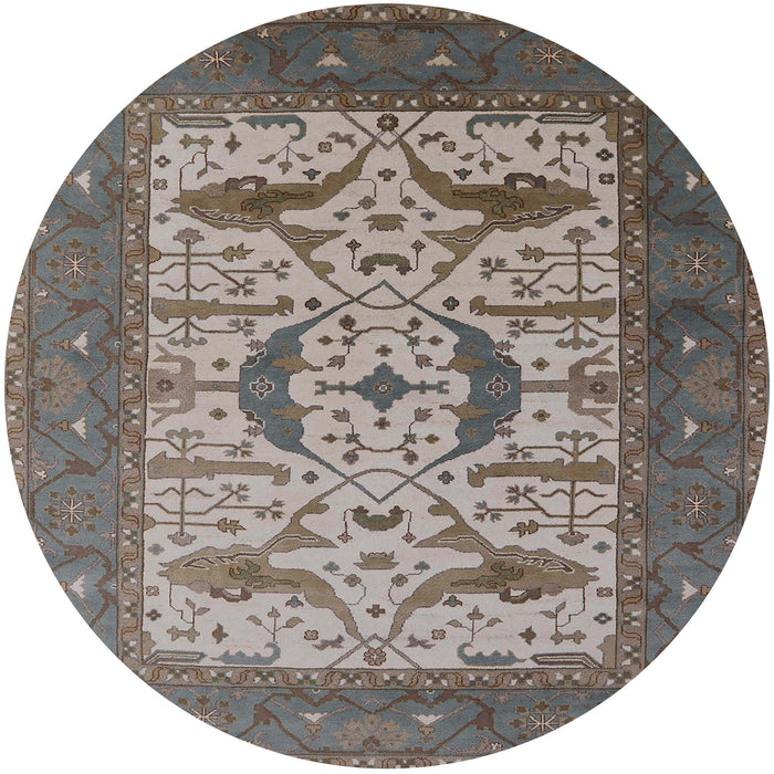 Round Machine Washable Industrial Modern Coffee Brown Rug, wshurb1649