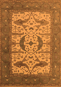 Oriental Orange Industrial Rug, urb1649org