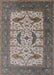 Mid-Century Modern Coffee Brown Oriental Rug, urb1649