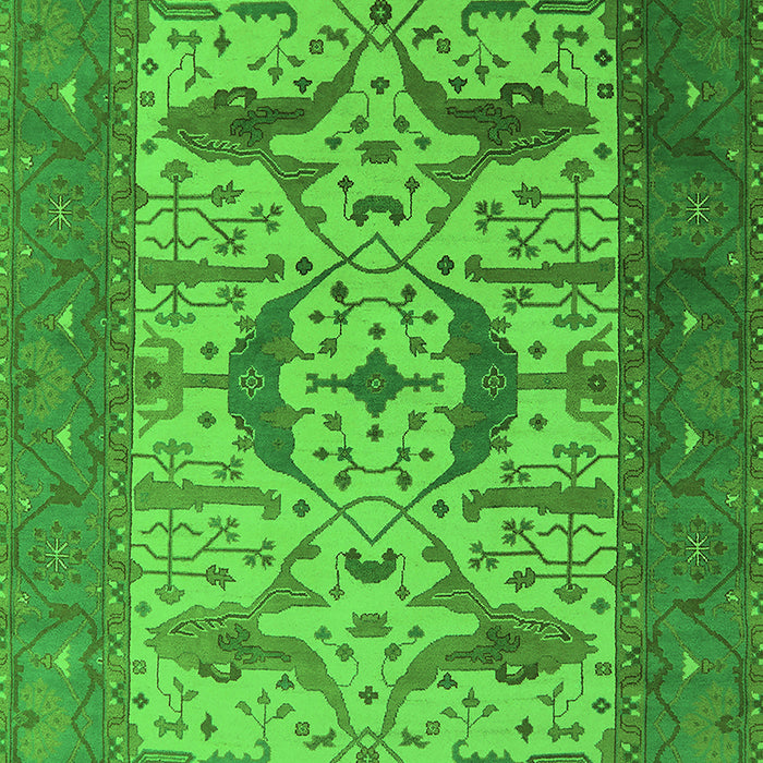 Oriental Green Industrial Rug, urb1649grn