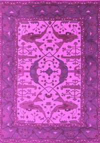 Oriental Pink Industrial Rug, urb1649pnk