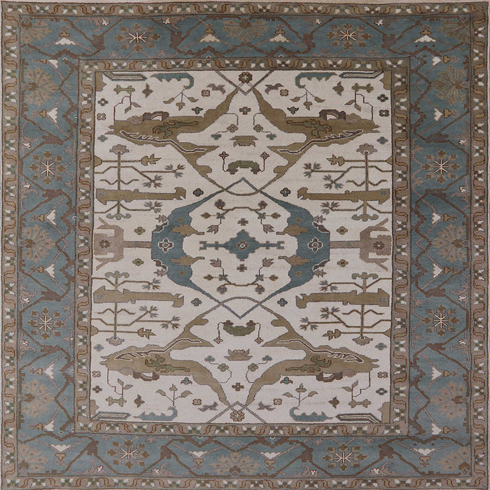 Square Machine Washable Industrial Modern Coffee Brown Rug, wshurb1649