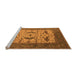 Sideview of Machine Washable Oriental Orange Industrial Area Rugs, wshurb1649org