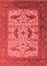 Oriental Red Industrial Area Rugs