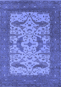 Oriental Blue Industrial Rug, urb1650blu