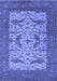 Oriental Blue Industrial Rug, urb1650blu