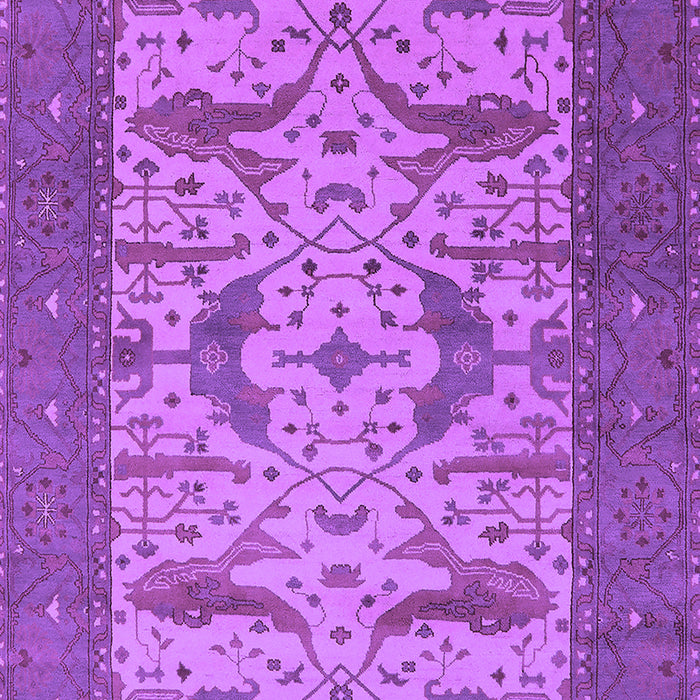 Machine Washable Oriental Purple Industrial Area Rugs, wshurb1650pur